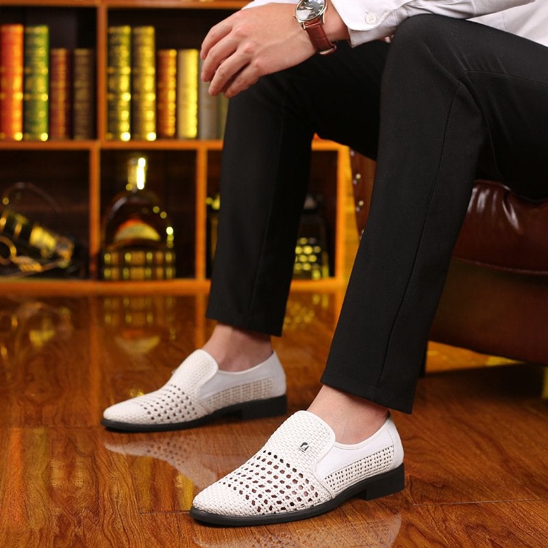 Men's Hand-woven Breathable Leather Sandals