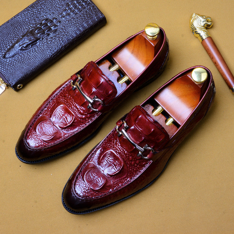 Leather Shoes British Business Casual Shoes