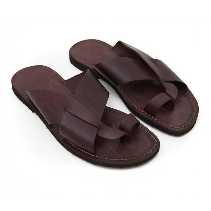 Summer Fashion Push In Toe Roman Slippers