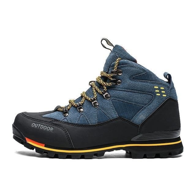 Professional Oudoor Hiking Shoes Men Waterproof Leather Sneaker
