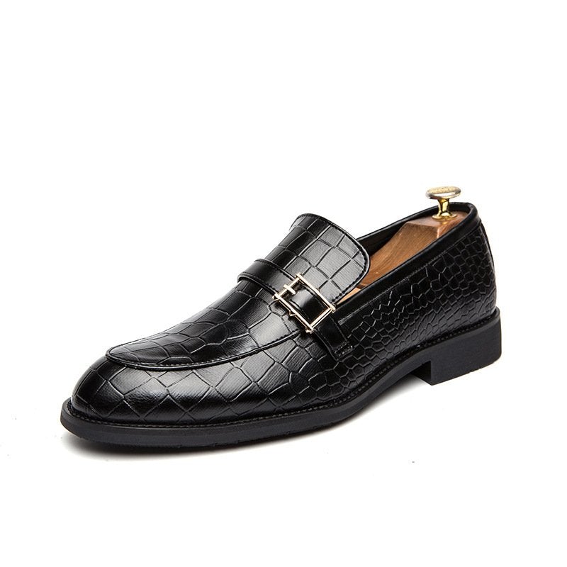 Men's Buckle Casual Loafer Shoes