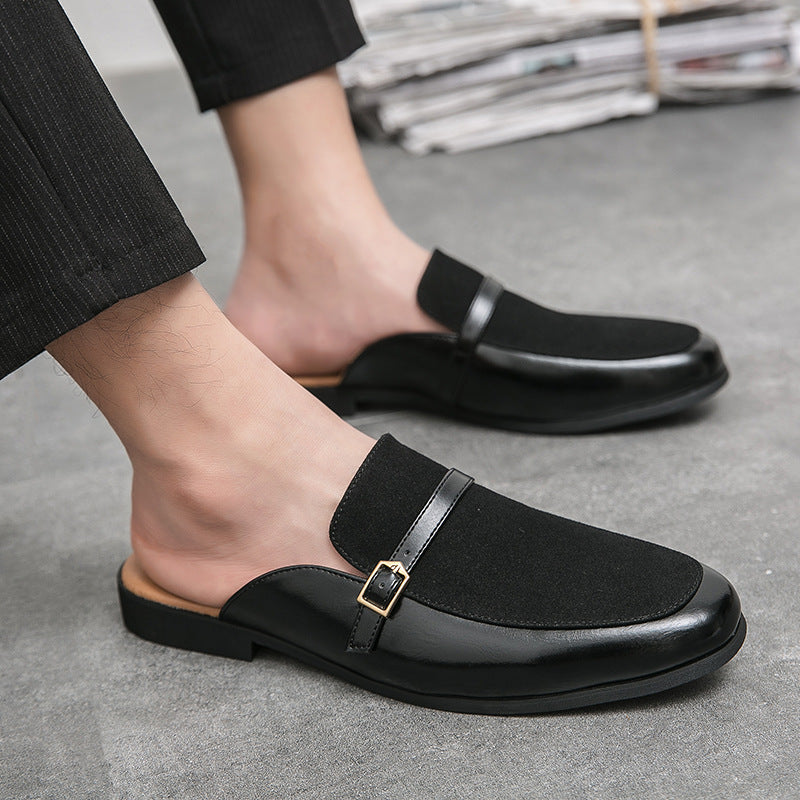 British Business Leather Sandals Fashion Breathable Shoes
