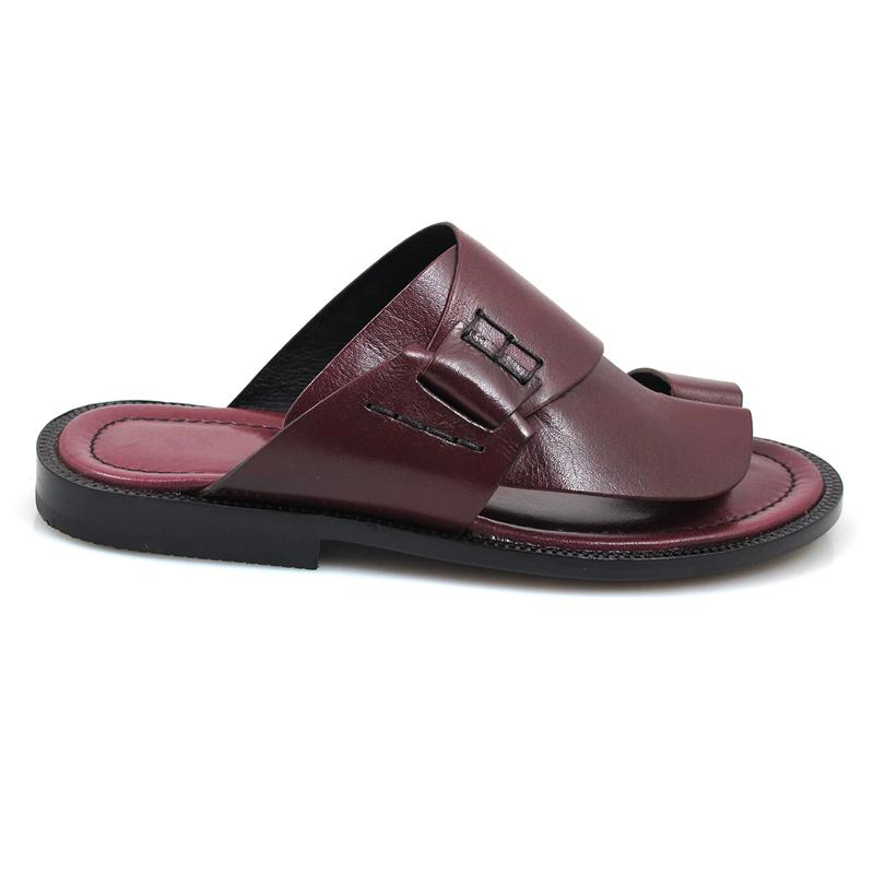 Men's Leather Casual Push Toe Sandals