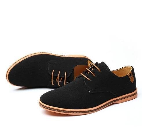 Large Suede Leather Oxford Casual Men's Shoes