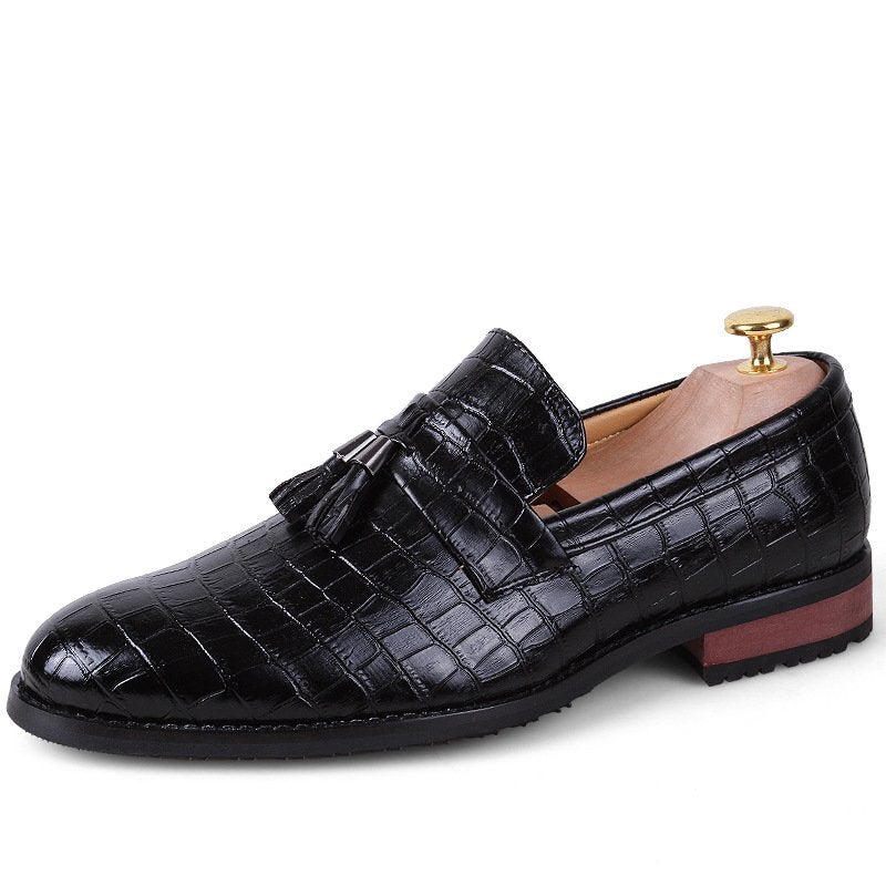 Men's Casual Fashion Leather Shoes With Tassels