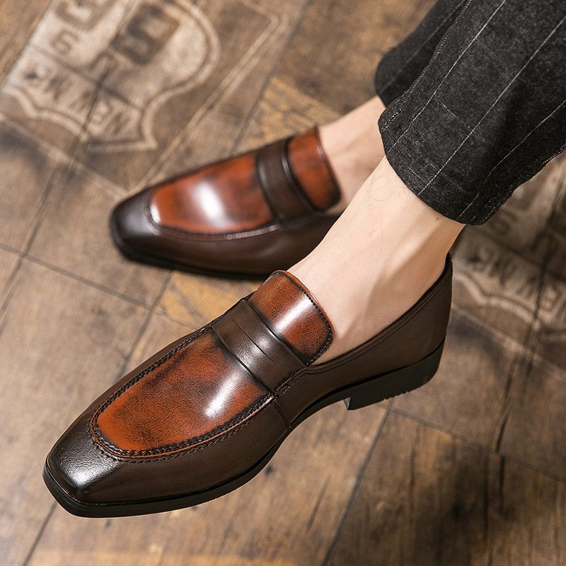 Classic Business Leather Slip On Shoes