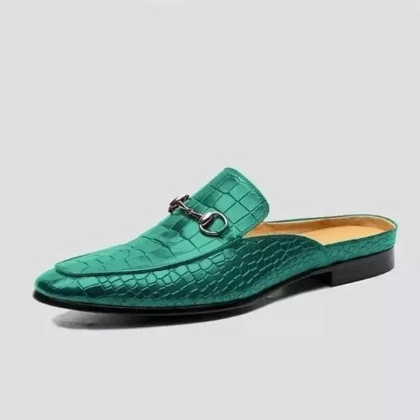Men's Leather Shoes Casual Retro Classic Casual Slippers