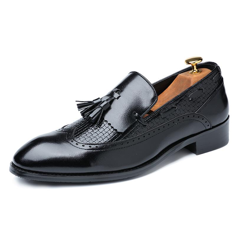 Fashion Trend Tassel Large Size Casual Men's Formal Shoes