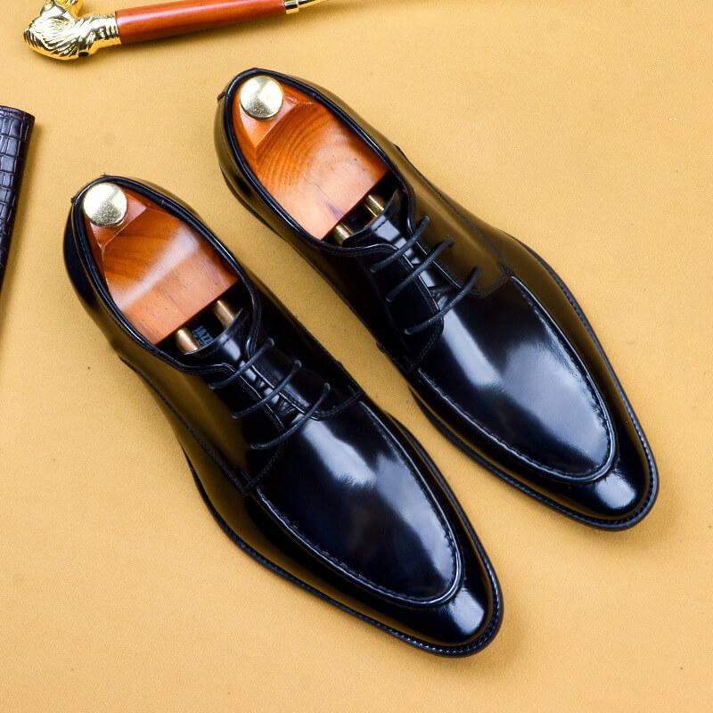 Business Men's Formal Wear Pointed Leather Shoes