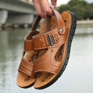 Leather Comfortable And Non-Slip Summer Sandals