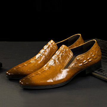 Men's Crocodile Business Formal Shoes British Casual Shoe
