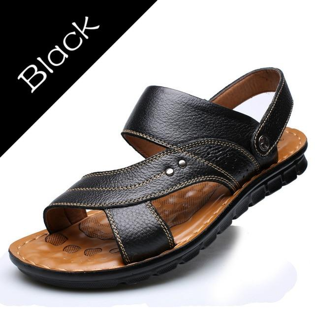 Men's Summer Genuine Leather Sandals