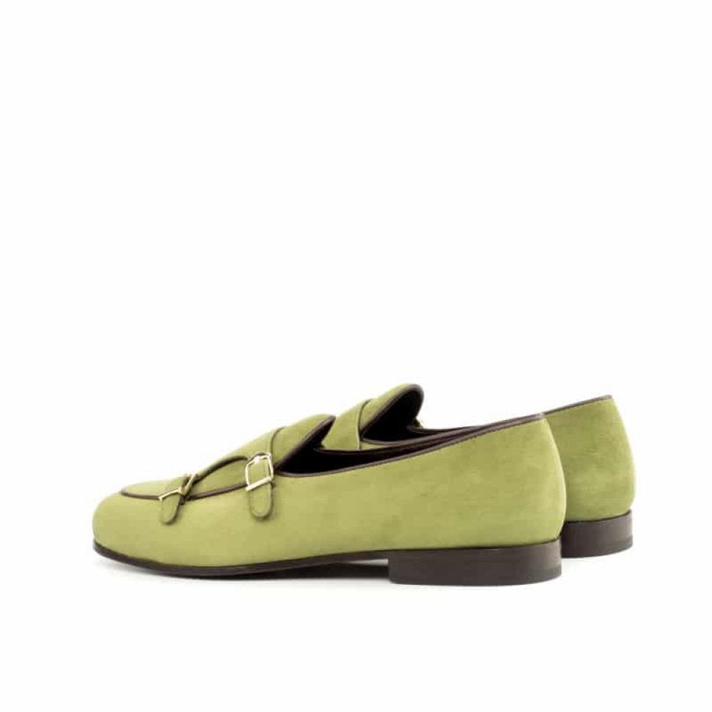 Men Green Two Buckle Casual Shoe