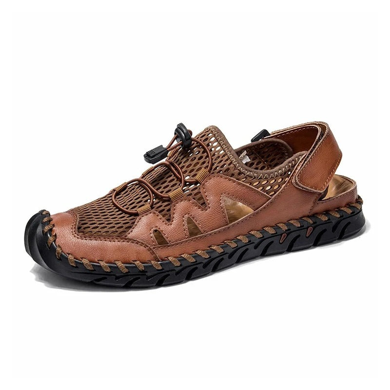 Men Stitching Breathable Mesh Casual Soft Sandals