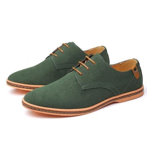 Large Suede Leather Oxford Casual Men's Shoes