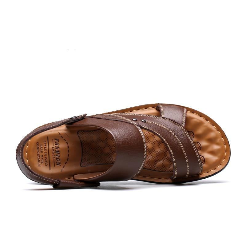 Men's Summer Genuine Leather Sandals