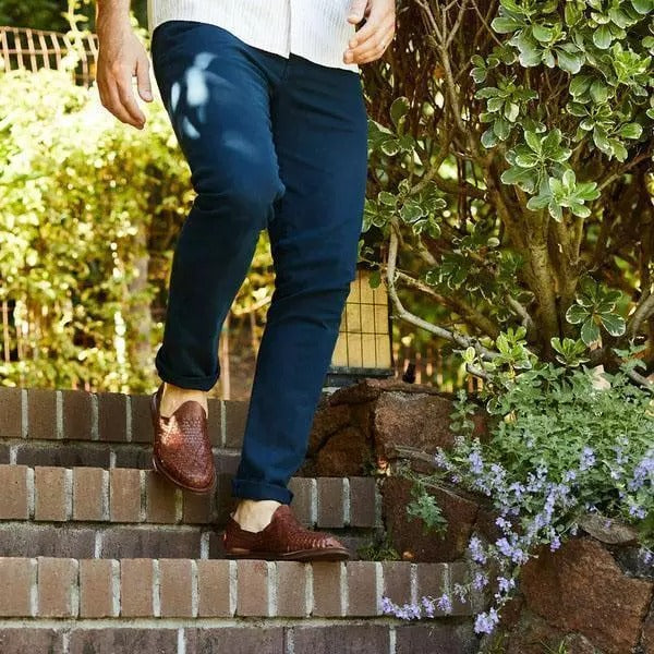 Summer Men's Handcrafted Woven Slip On Shoes