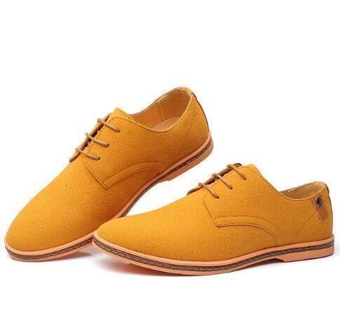 Large Suede Leather Oxford Casual Men's Shoes