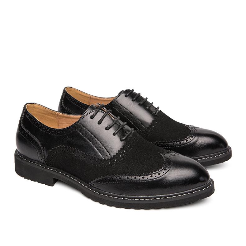 Brock Carved Leather Shoes