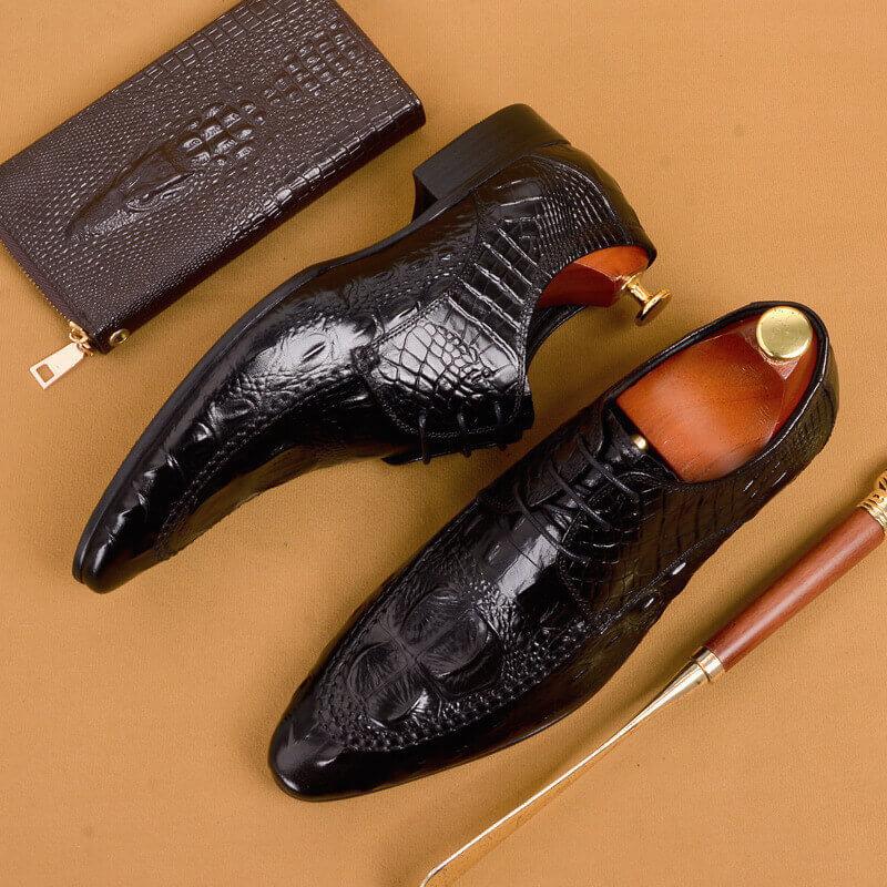 Men's Business Casual Pointed Leather Shoes