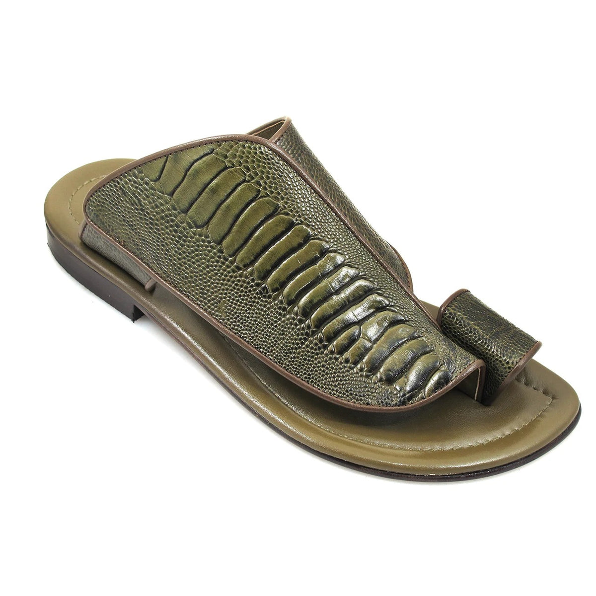 Ostrich Push Toe Casual Sandals