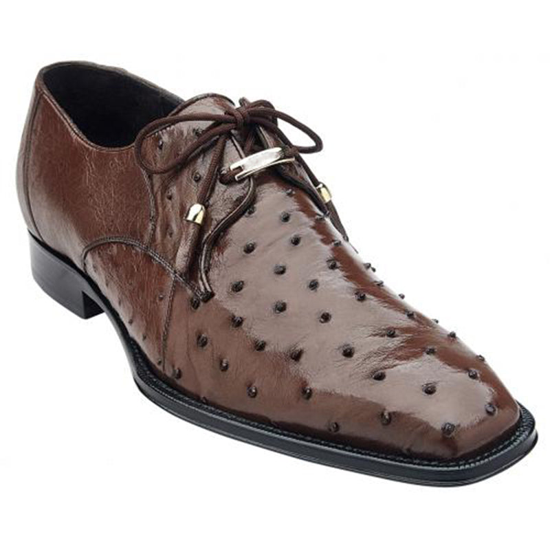 Men's Ostrich Leather Shoes