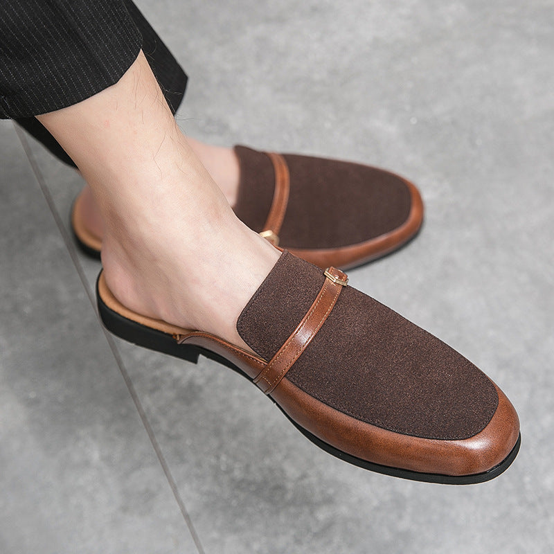 British Business Leather Sandals Fashion Breathable Shoes