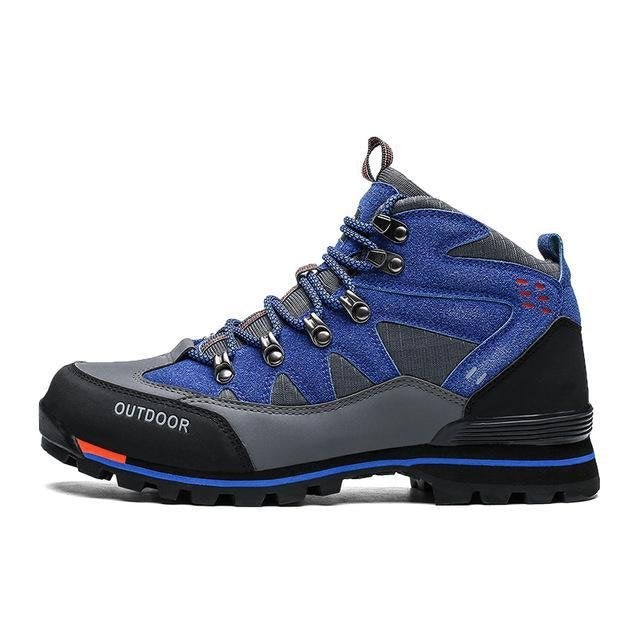 Professional Oudoor Hiking Shoes Men Waterproof Leather Sneaker