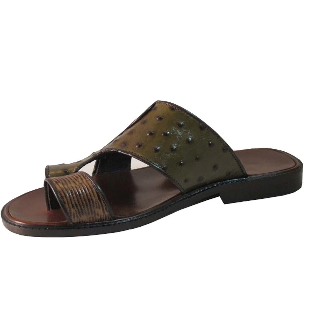 New Arrivals Push Toe Ostrich Sandals