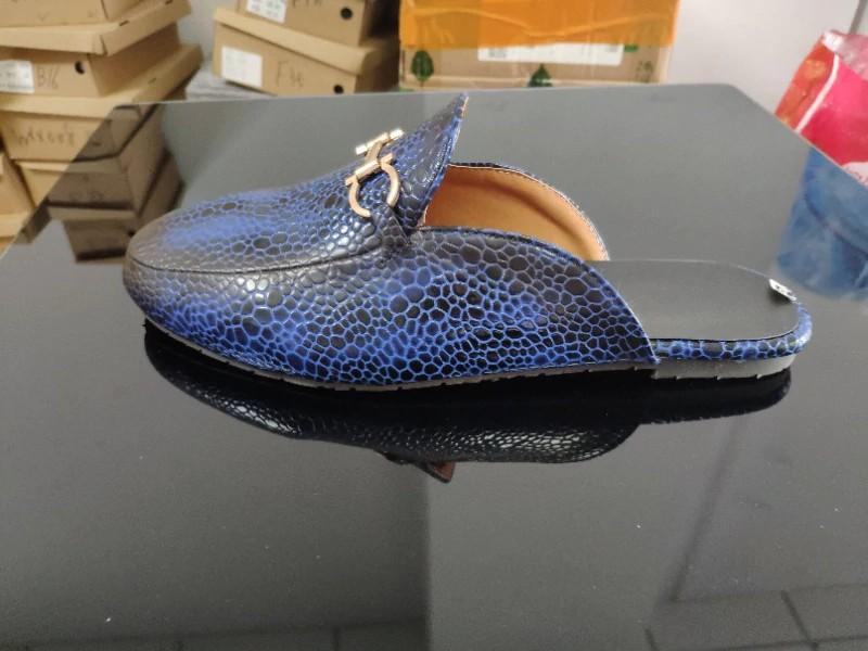 Vintage Classic Casual PU Leather Slippers