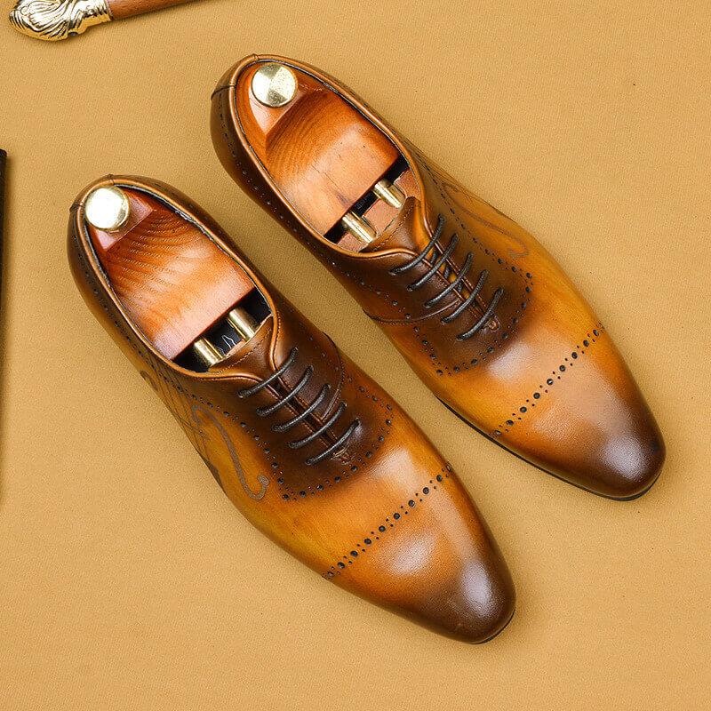 Retro Bullock Business Dress Shoes