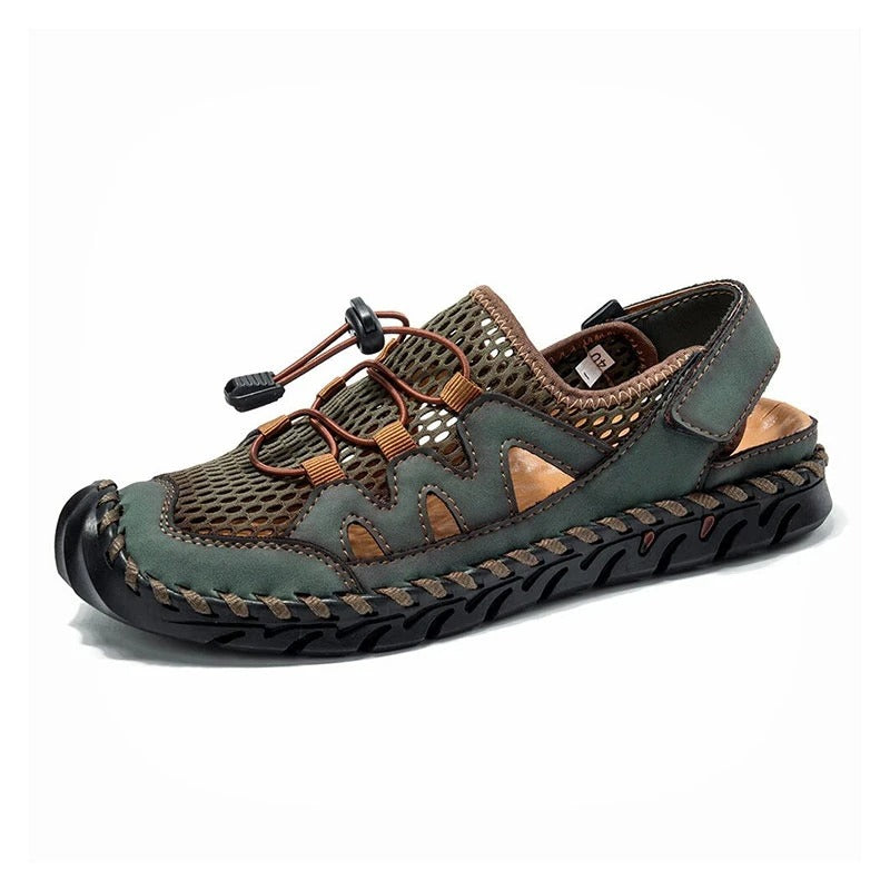 Men Stitching Breathable Mesh Casual Soft Sandals