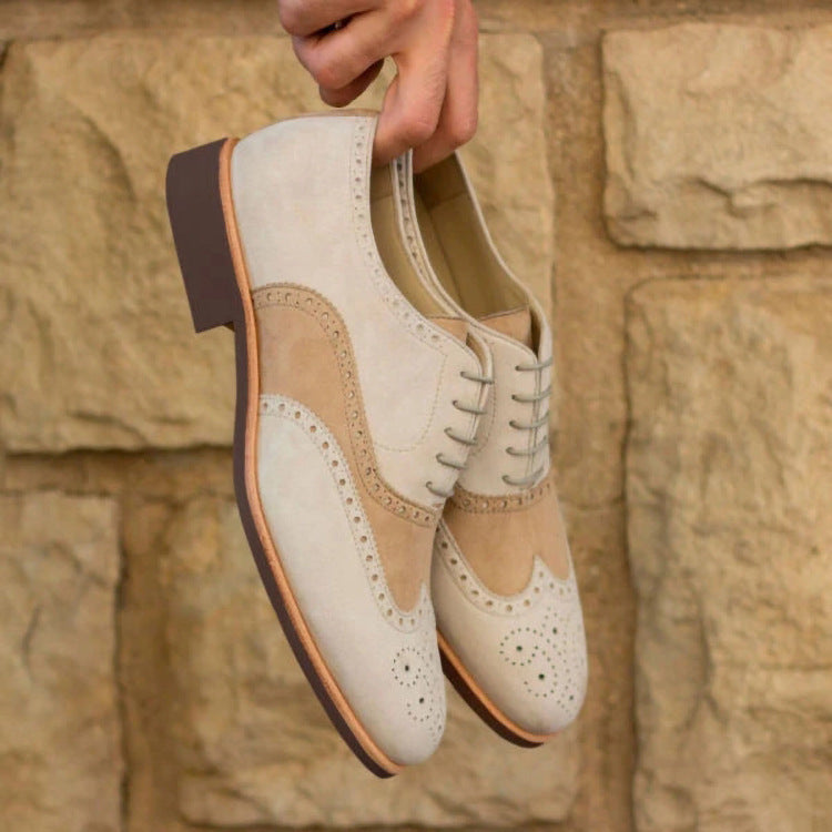 Men's Casual Business Lace Up Leather Shoes