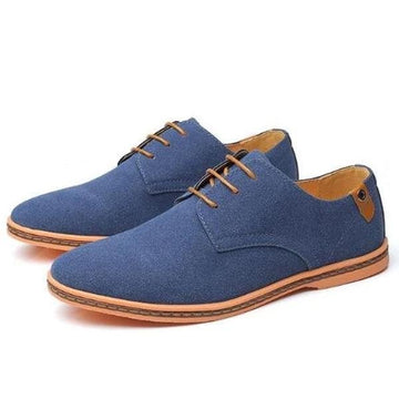 Large Suede Leather Oxford Casual Men's Shoes