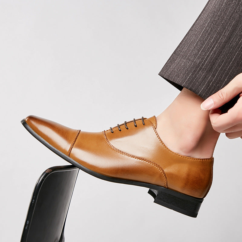 Men's Business Suit Leather Shoes