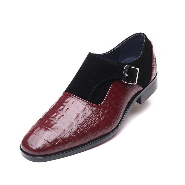 Fashion Crocodile Leather Men Business Shoes