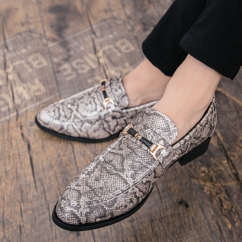 Men's British Trendy Casual  Leather Shoes