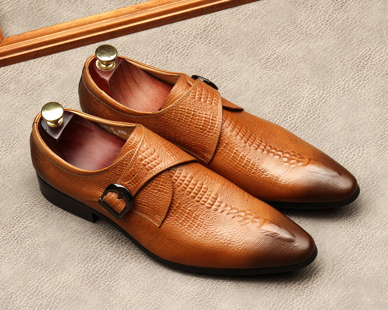Italian Style Hasp Dress Shoes For Men