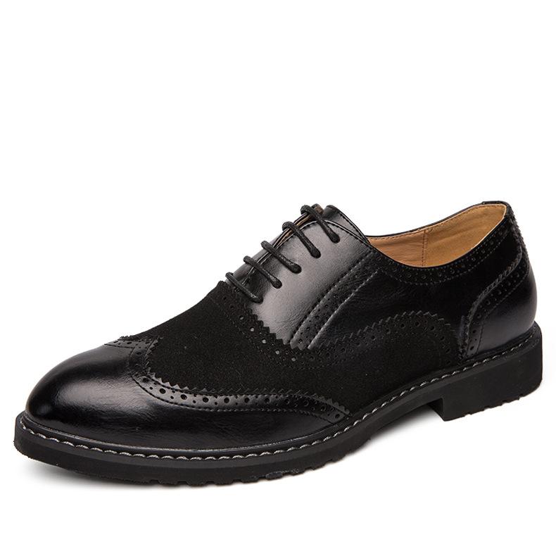 Brock Carved Leather Shoes