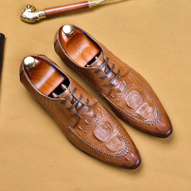 Men's Business Casual Pointed Leather Shoes
