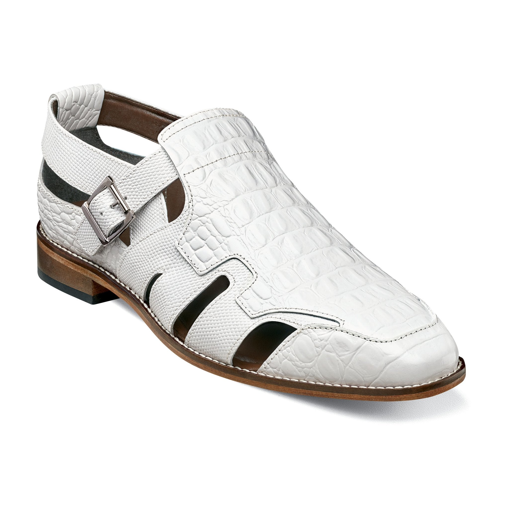 Trendy Colorblock Buckle Men's Sandals